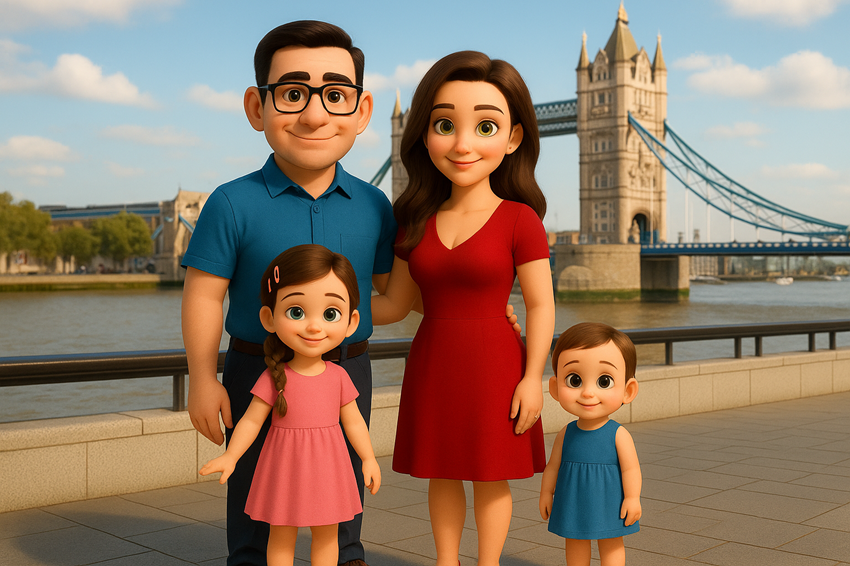 Ian, Adéla, Dianka et Bianka – La famille Florner